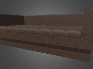 Leather Sofa 3D Model