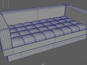 Leather Sofa 3D Model