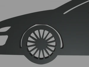 Audi R8 Key Ring Chain 3D Print Model