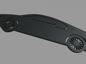 Audi R8 Key Ring Chain 3Dプリントモデル