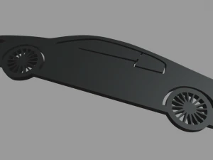 Audi R8 Key Ring Chain 3D Print Model