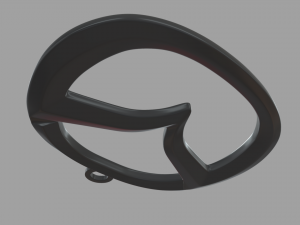 Mazda Key Ring Chain 3D 프린트 모델