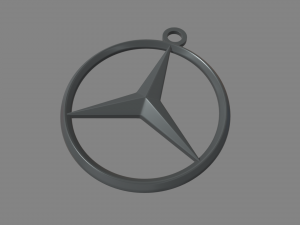 Mercedes Benz Clase G Key Ring 3D प्रिंट मॉडल in