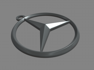 Mercedes Benz Key Ring Chain 3D printmodel