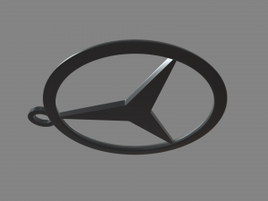 Mercedes Benz Key Ring Chain 3D printmodel