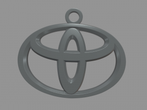 Toyota Key Ring Chain 3D-printmodel