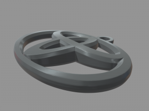 Toyota Key Ring Chain 3D-printmodel