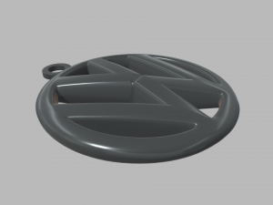 Volkswagen Key Ring Chain 3D-printmodel