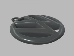 Volkswagen Key Ring Chain 3D Print Model