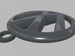 Volkswagen Key Ring Chain 3D-printmodel