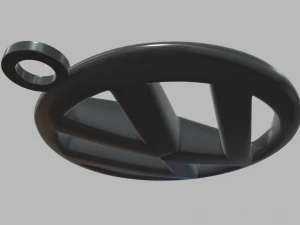 Volkswagen Key Ring Chain 3D Print Model