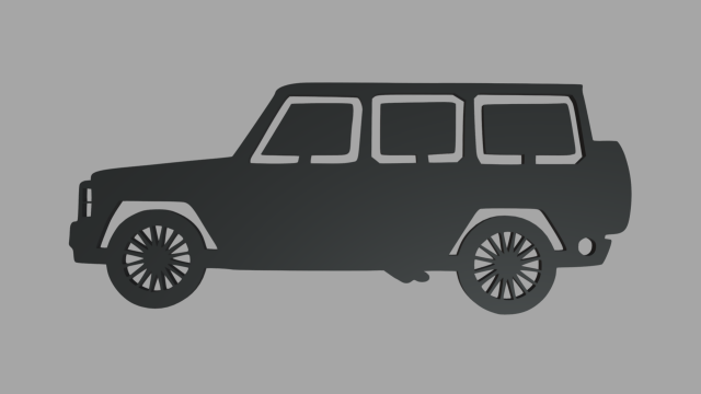 Mercedes Benz Clase G Key Ring 3D Print Model .c4d .max .obj .3ds .fbx .stl .blend 
