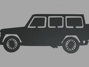 Mercedes Benz Clase G Schl&uuml;sselanh&auml;nger 3D Druckmodell