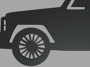 Mercedes Benz Clase G Key Ring 3D Print Model
