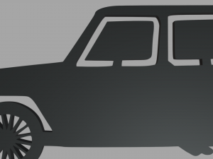 Mercedes Benz Clase G Key Ring 3D Print Model
