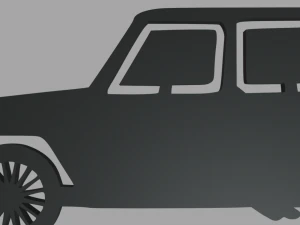 Mercedes Benz Clase G Key Ring 3D Print Model