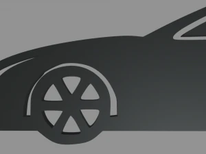 Nissan GTR Key Ring 3D Print Model