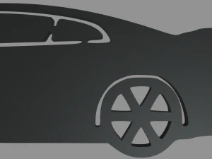 Nissan GTR Key Ring 3D Print Model