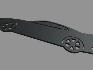 Nissan GTR Key Ring 3D Print Model