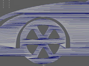 Nissan GTR Key Ring 3D Print Model