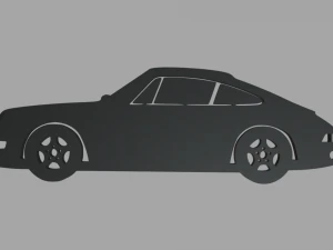 Porsche 911 Schl&uuml;sselanh&auml;nger 3D Druckmodell