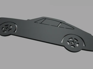 Porsche 911 Key Ring 3D Print Model