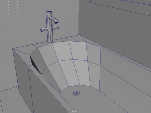 Low Poly Bathroom Pack 01 3D Модель