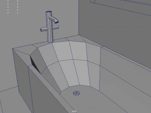 Low Poly Bathroom Pack 01 3D Model