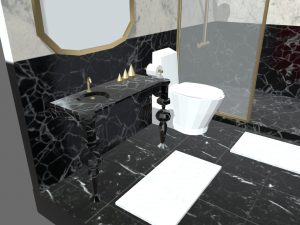 Low Poly Bathroom Pack 02 Modelo 3D