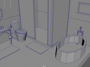 Low Poly Bathroom Pack 02 Modelo 3D