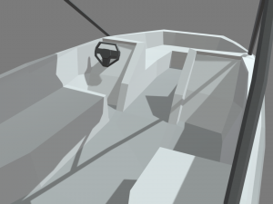 Low Poly Boat 01 Model 3D