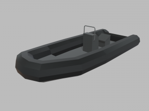 Low Poly Boat 02 3D Модель