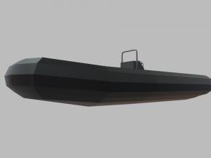 Low Poly Boat 02 3D-Modell