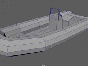 Low Poly Boat 02 3D-Modell