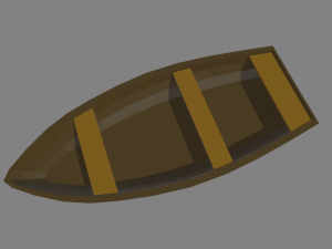 Low Poly Boat 05 Modelo 3D