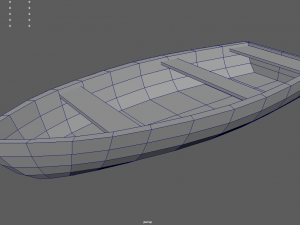 Low Poly Boat 05 Modelo 3D