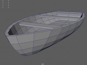 Low Poly Boat 05 Modelo 3D