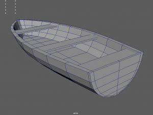 Low Poly Boat 05 Modelo 3D