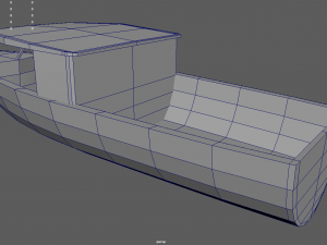 Low Poly Boat 06 Model 3D