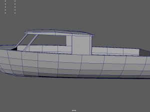 Low Poly Boat 06 Model 3D