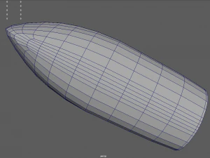 Low Poly Boat 06 3D Model