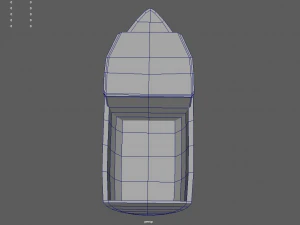 Low Poly Boat 06 3D Model