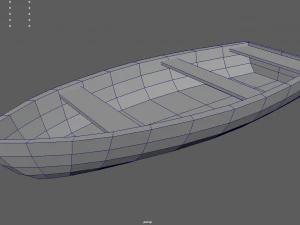 Low Poly Boats Pack 01 3D Model