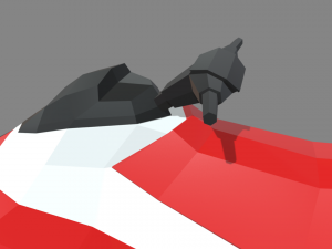 Low Poly Jet Ski 01 3D-Modell