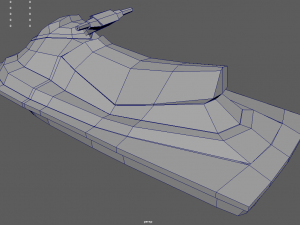 Low Poly Jet Ski 01 3D-Modell