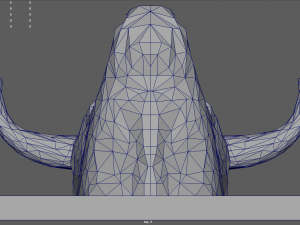 Low Poly Bull Head 3D मॉडल