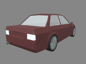 Low Poly Car 01 Model 3D