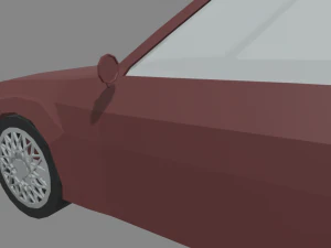 लो पॉली कार 01 3D मॉडल