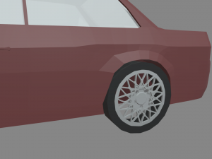 Low Poly Car 01 Model 3D