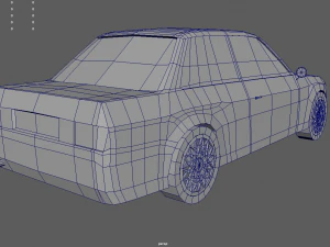 लो पॉली कार 01 3D मॉडल